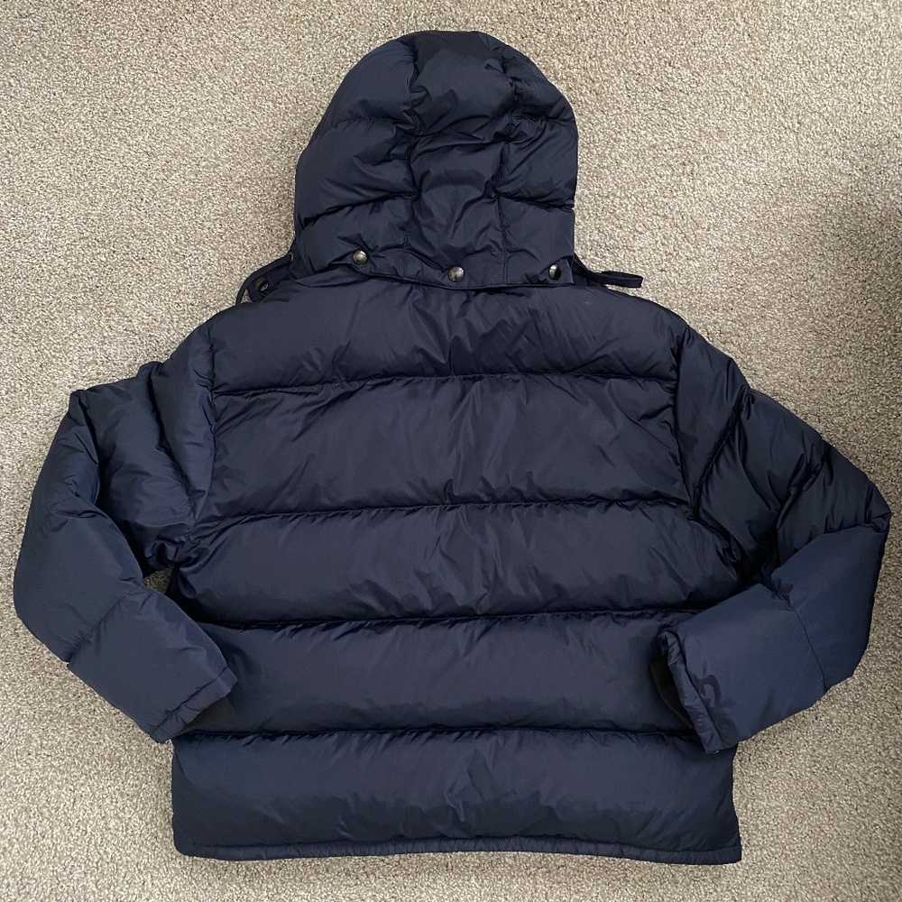 VTG Men's Polo Ralph Lauren Down Puffer Jacket Embroidered Logo Navy Size XXL - Picture 4 of 5